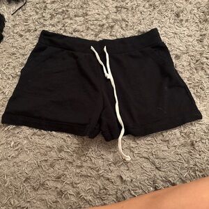 Black casual shorts 
Never worn but no tag